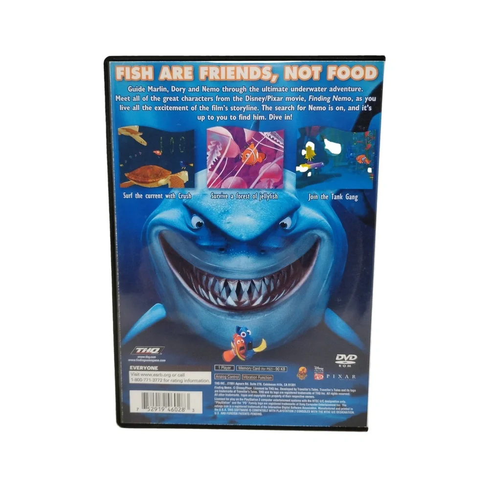 THQ Finding Nemo PS2 Game PlayStation 2 Adventure Platformer Retro 2003 Gaming